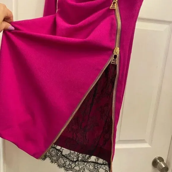 La Perla absolutely stunning fuchsia color mini dress, size 0